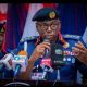 NSCDC BOSS Ahmed Abubakar briefing newsmen