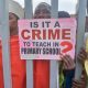 Teachers protesting, in Abuja,